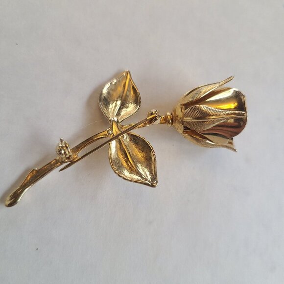 Vintage Reflections faux Ivory Fur Short Brim Quilting Hat Retro WOMEN Rose Pin - Picture 14 of 16